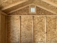 Interior of an 8x12 shed by Pine Creek Structures
